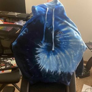 PAWZ Blue Tie Dye Hoodie